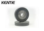 626ZZ 6x30x9mm Ball Bearing Pulley POM Flat Roller Wheels For Conveying Guide