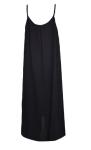 Women's Casual Plus Size Slip Dresses In Black or Green or Orange Color For