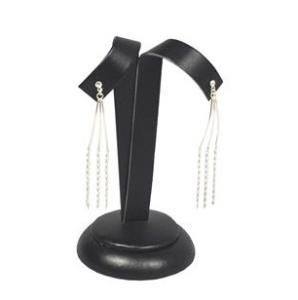 China Custom Earring Display Holder Shop Showcase Window Displays With Round Basement factory