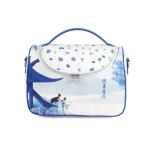 Water Resistant PU Cosmetic Bag Organizer With Shoulder Strap