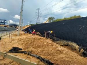 China Landscaping Gravel Grid Geocell Supplier For Earthwork And Driveway factory