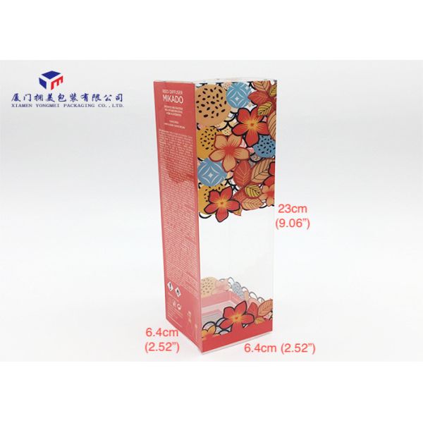 Clear Plastic Box Packaging For Home Reed Diffuser Clear Window 25cm Height