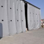 500-600g PVC Coated Tarpaulin Fabric Transportation Fabric Waterproof And Dust