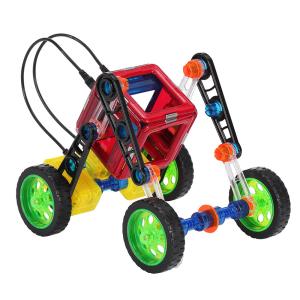 China Wholesaler Magnetic Building Blocks Car Pathfinder Assembly Kit 3D Creative OEM factory