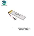 High Capacity 851768 3.7V 850mAh 1S1P Battery Manufactory Lithium Ion Polymer KC