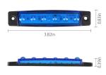 Blue 12V Waterproof Boat Lights For Boat Interior Deck Step Decorate Lights