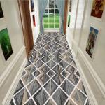 Special Style Crystal Velvet Custom Commercial Floor Mat For Entrance Corridor