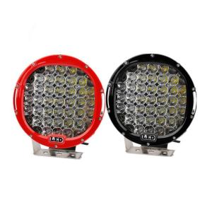 China 185W 9 Inch Led Car Spotlights IP 68 Round Led Spot Light Fixtures For Optional Color Black, Red, Bule, Yellow factory