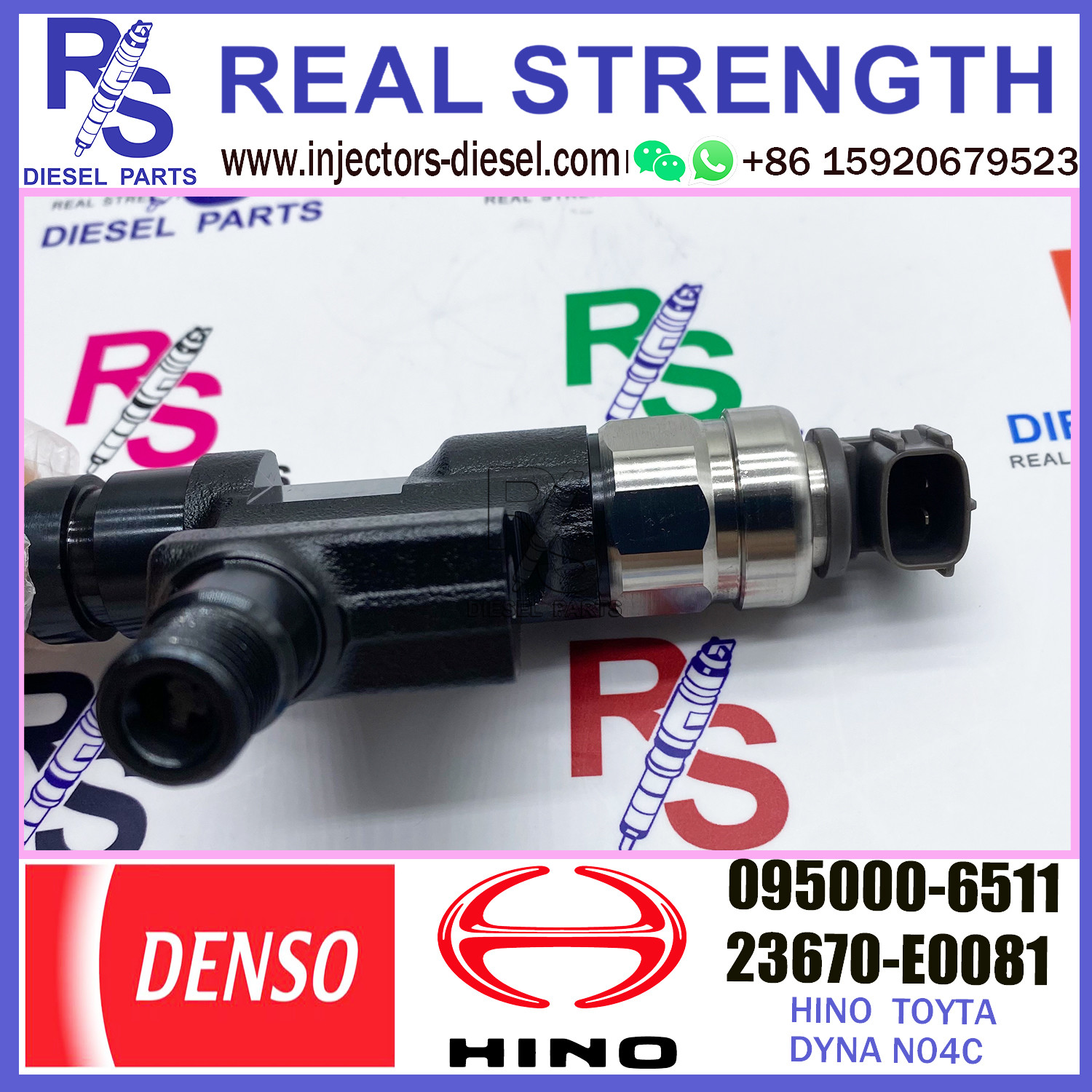 TOYOTA HINO Common Rail Diesel Injection 095000-6511 095000-6510 23670-79016