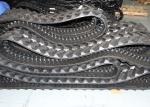 Black Mini Excavator Rubber Tracks