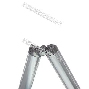 China ADC12 Aluminum Tube Joint Folding Connection AL-41 Silver Material Sandblasting factory