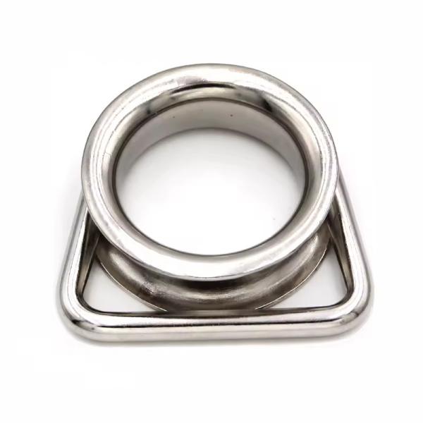 SS304 316 Stainless Steel Round Thimble Sun Shade Sails Corner Link Hardware D