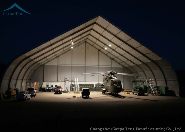 Durable Tensioned Heavy Duty Tents Fabric Membrane Structure With 50m Width