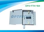 4 Core 2 Holes Cable Ports Termination Box Fiber 0.25 kg Φ5 Φ10 Wall Type