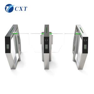 China AI Safe Pedestrian Barrier Gate SUS304 With Adjustable Speed factory