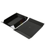 Custom Disposable Black Design Paper Foldable Magnetic Sushi Take Out Box Food