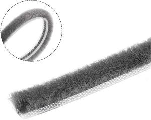 China Anti Insect Brush Gray Wool Pile Weatherstripping 7*11mm 7*9mm 6*9mm factory