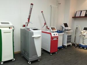 China big power nd yag laser machine for freckle removal / tattoo machine for Skin whitening factory