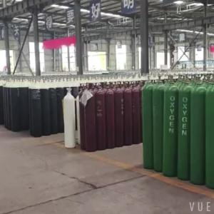 China 10 Litro Portable Steel Durable Oxygen Gas Cylinder In India Price factory