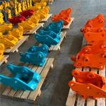 Steel Q345B Material Excavator Quick Coupler Manual With Pin