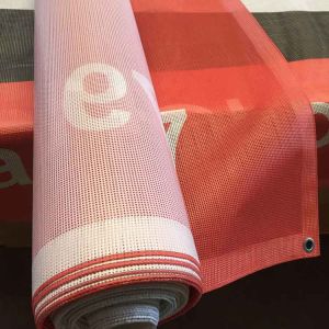 China Personalized Shop Decoration 0.43mm Custom Wall Posters Mesh Banner on sale