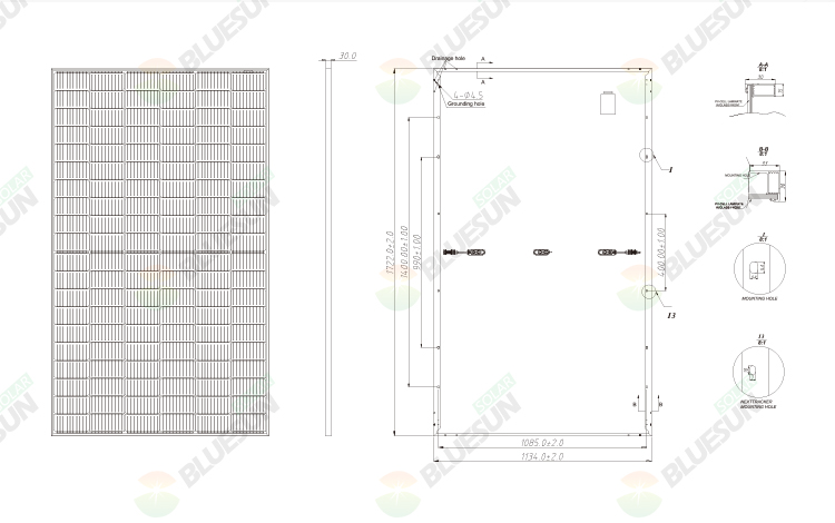 Ja Solar Panes 400 Watt 425W 500watt 1000watt Mono Half Cut Solar Panels PV Module Solar Panel Complete Kit