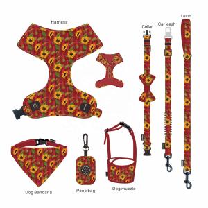 China Reflective Pet Dog Harness Outside Walking Slip Moisture Resistant factory