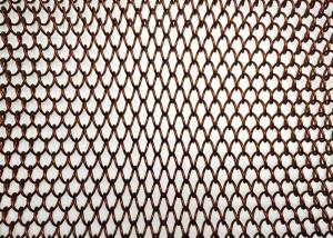 China Diamond Hole Architectural Metal Mesh 0.5-2m Width Metal Coil Drapery factory