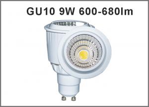 China High brightness 9W home lighting 600-680lm gu10 LED Spotlight bulb dimmable/nondimmable 50W haloge replacement on sale