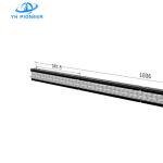 Stainless Steel Single Row Roller Side Guide Rail For Low Friction Conveying
