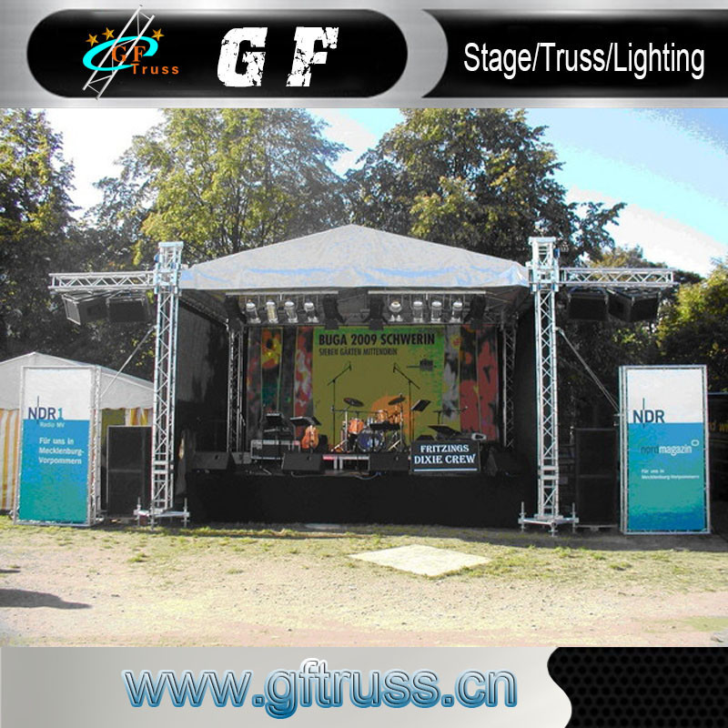 14M Span 290*290mm Aluminum Spigot Truss For Celebration