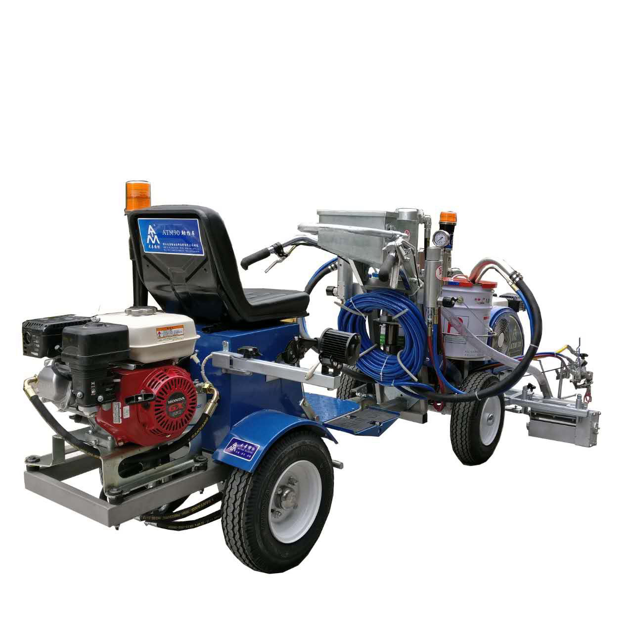 Double Pump Liquid Coating Road Marking Spray Paint Machine