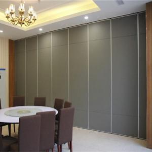 China Aluminum Frame Banquet Hall Sliding Partition Walls For Soundproof Movable Walls factory