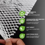 White Anti Breaking Shockproof Eco Wrapping Paper Fragile Packaging