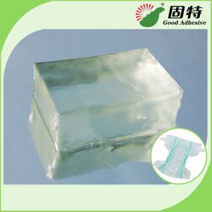 China Light Transparent Block Synthetic polymer resin Baby Diaper Industrial Hot Melt Glue Synthetic Polymer Resin factory