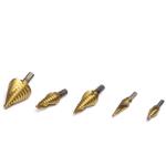 TIN Coated 13mm HSS Drill Bit Spiral Fluted Step For Wood Drilling
