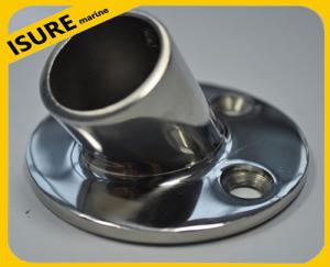 China Boat Hand Rail Fitting-30 Degree Round Base,Marine Stainless Steel factory