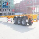 Truck 20ft 40ft Skeleton Gooseneck Container Chassis Skeletal Trailer with 2*13T