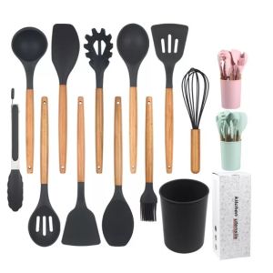China Household Silicone Spatula Spoon Set on sale