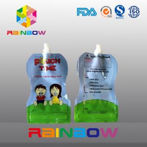 China Free type 5 Oz Stand Up Pouch Packaging For Babay Food With Zipper Reclosbale factory