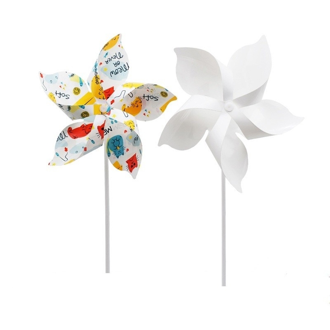 Double Sided Printing Sublimation Blanks Windmill For Personalized Ornaments Sublimation Plastic Blanks