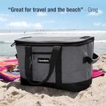 Leakproof Collapsible Insulated Bag Soft Sided Portable Grocery 50 Can Cooler