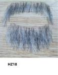 100% Human Hair Handmade Fake Mustache Beard for Entertainment/Drama/Life