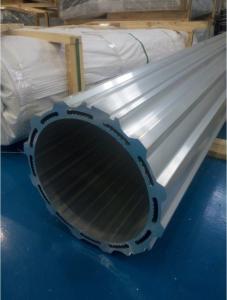 China 6063 T5 Aluminium Extrusion Pipe 48mm Diameter For DC Motor Enclosure factory