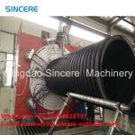 Ribbed Spiral HDPE pVC conduit Corrugated Pipe Extrusion Line Manufacturing