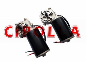 China High Efficiency 24V dc gear motor with Worm Gear Box for Automatic Machines factory