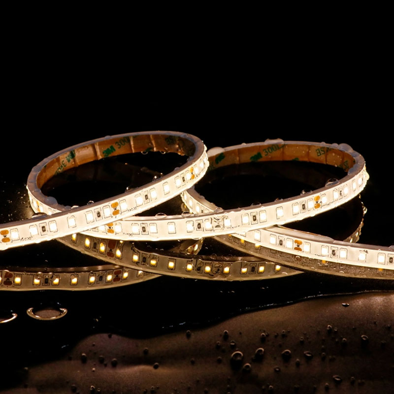 120leds 6500K 8mm Waterproof IP67 Die-Cutting Board SMD2835 Led Strip Light with CRI Ra 70