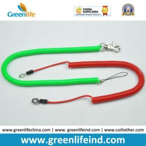 China Plastic Slim Long Expanding Coil Retainer Red Green Popular Colors factory