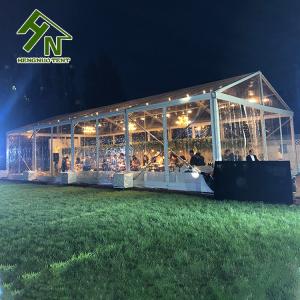 China Waterproof Transparent Wedding Pvc Party Tent A Shaped Tent Fire Proof factory