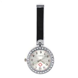 China Promotional Diamond metal nurse's watch Metal logo customized factory